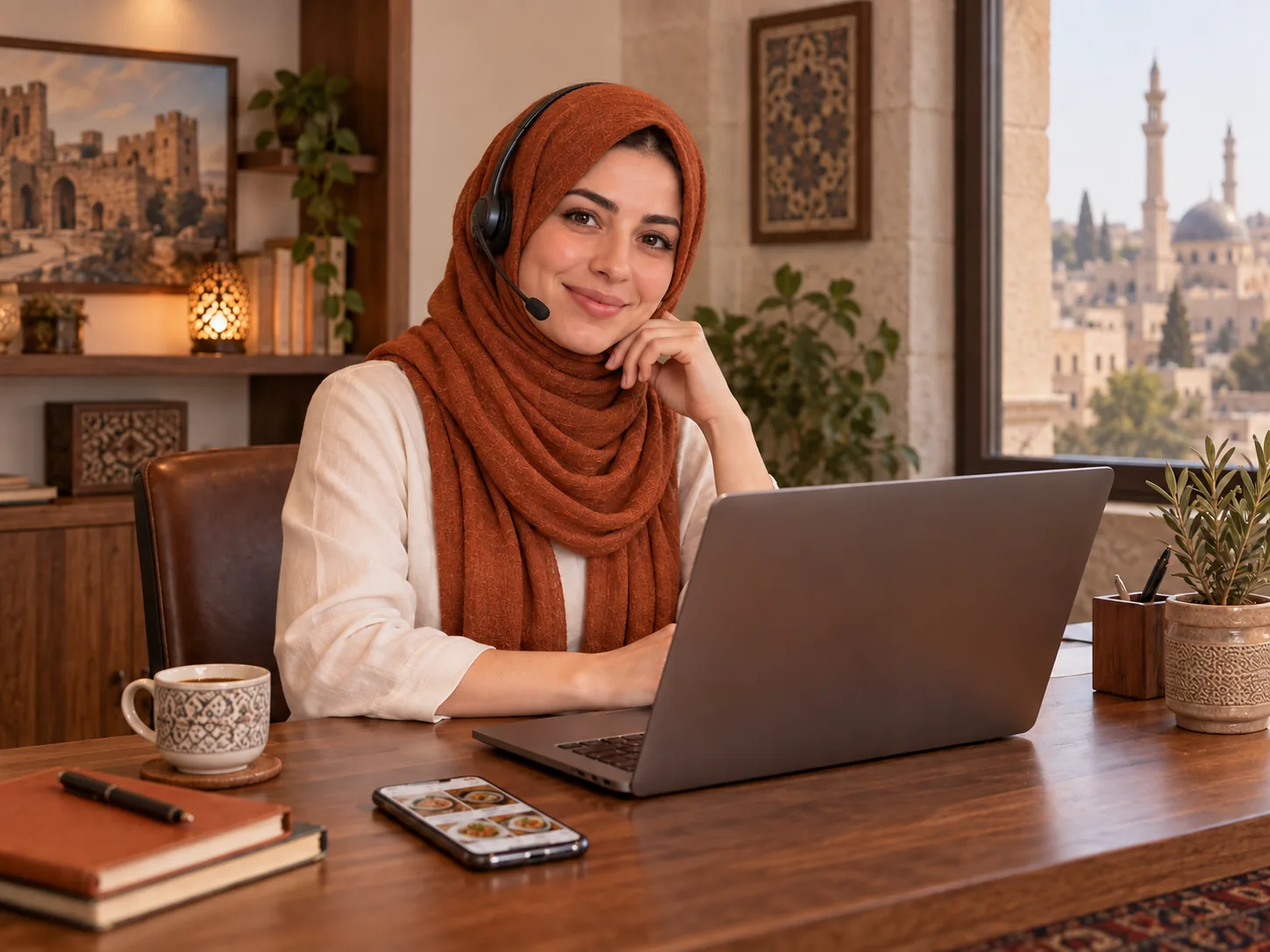 صورة توضيحية لدعم المنيو الإلكتروني